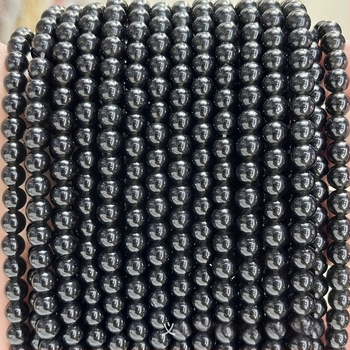 Okrugle obsidijanske perle – zlatne, srebrne, šarene i crne verzije; poluproizvodi za DIY nakit
