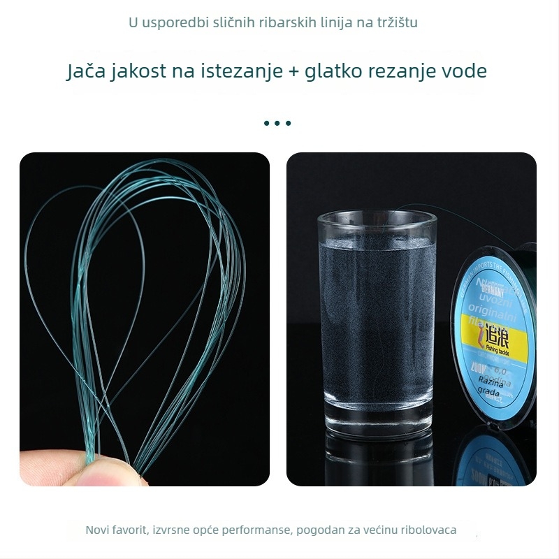 Nylon glavna linija za ribolov, 200 m, jaka, Chasing Waves