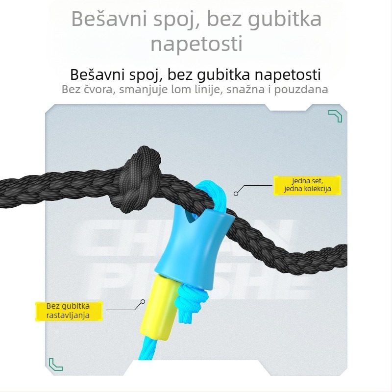 Set glavne ribolovne linije Space Line bez čvorova za jesensko-zimsku ribolov Crucian Carp i Yellowtail Carp, tradicionalni divlji ribolov