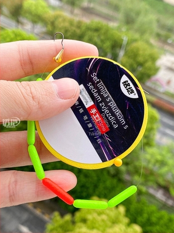 Set ribolovnih rigova s plutom sa sedam zvjezdica, bakrena glava, najlon konac, duljina 2,5–3,6 m, za tradicionalni ribolov