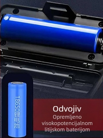 Star Burn čelna lampa – punjiva 18650 baterija, COB LED, vodootporna, trajanje 30 sati