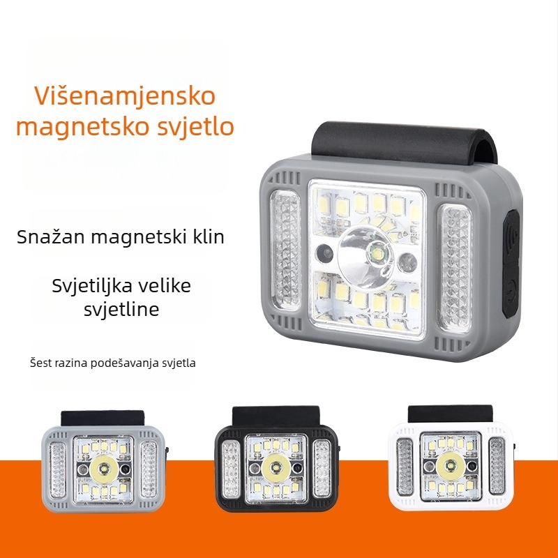Senzorska LED čelna lampica, USB-C punjenje, 3W, 450mAh, domet zrake 100–200 m