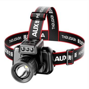 Aux/Aox LED čelna lampica, punjiva, visoke snage, za noćni ribolov, otkrivanje rupa i noćnu vožnju