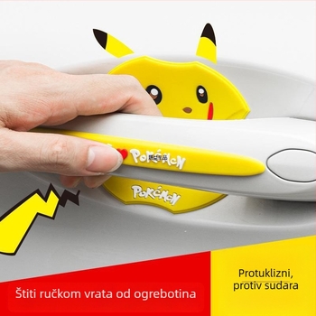 Shengyi silikon zaštita ručke vrata automobila – ljepilo za ugradnju, karikatura uzorak