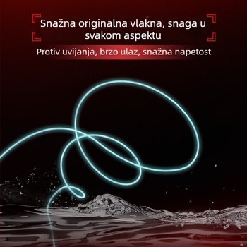 Set klizne linije s gotovim plutačem, dugi domet za mamce, najlon glavna linija 100 m za rezervoar