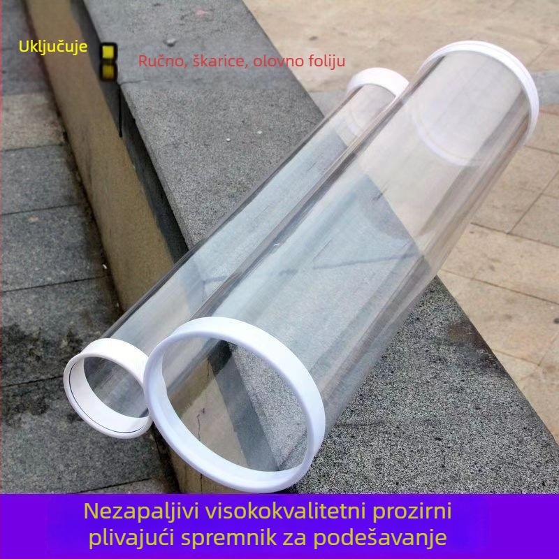 Prozirna PC kanta za podešavanje pluta kod ribolova – bezšivna, visoke jasnoće, otporna na tlak