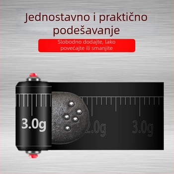 Wolframov legura za ribolov – set (Materijal: wolframova legura; Marka: Hunting and fishing products; Pakiranje: set)