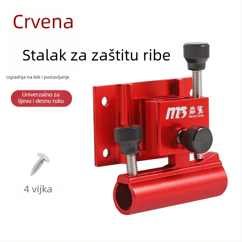 Set pribora za kutiju za ribolov od aluminijsko-magnezijske legure – 3 ili 4 dijela, univerzalni držač za mamac, držač zaštite ribe, držač štapa