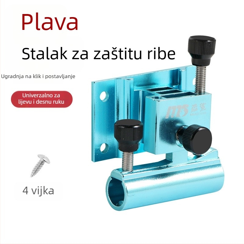 Set pribora za kutiju za ribolov od aluminijsko-magnezijske legure – 3 ili 4 dijela, univerzalni držač za mamac, držač zaštite ribe, držač štapa