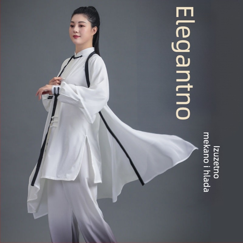 Tai Chi uniforma za odrasle (unisex) — Corduroy-Linien smjesa 91–95%, podstava Spandex