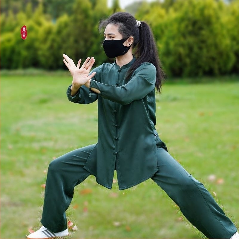 Tai Chi unisex odijelo za odrasle — kratki rukav trening odjeća, poliester s elastanom