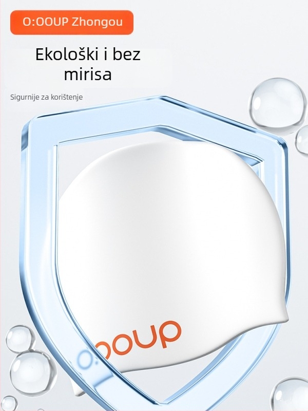 Silikonska kapa za plivanje za odrasle, s uzorkom reklamnog logotipa, pogodna za druge scenarije