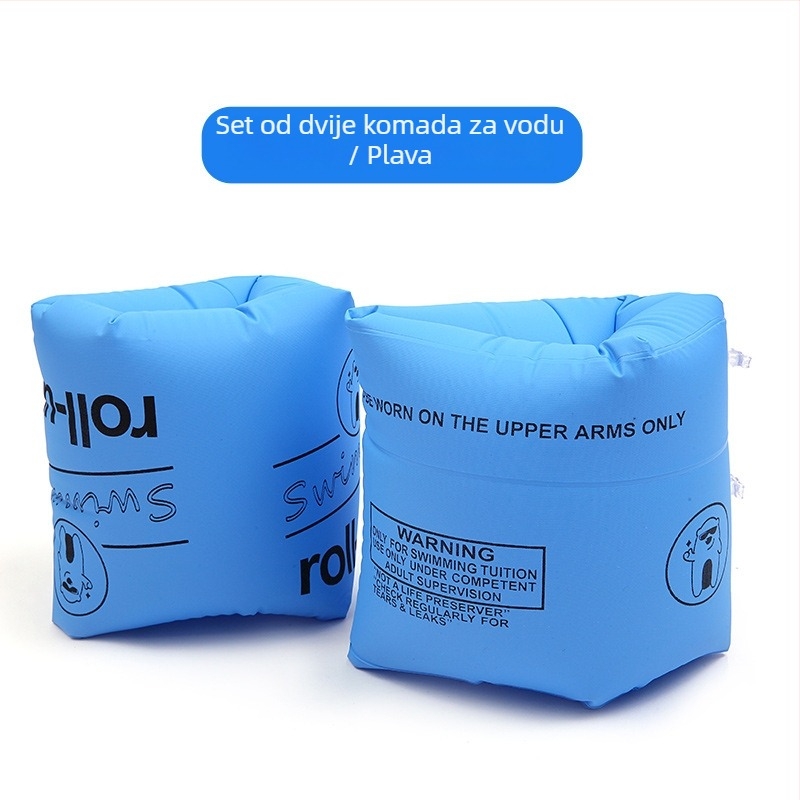 Odrasli plivački prstenovi s dvije zračne komore, napuhujući, debeli PVC 0.22 mm, prilagodljiv uzorak