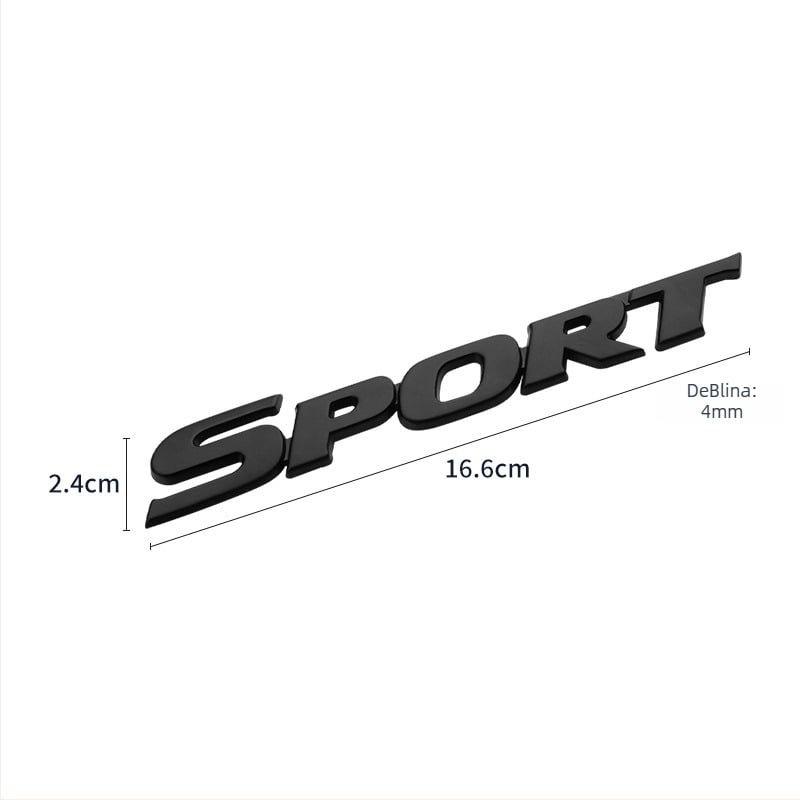 Platinum runner 3D naljepnica za karoseriju, samoljepljiva, universalni model