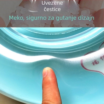 Bebin plivački prsten za vrat, podesiv, napuhan, dvostruki sloj