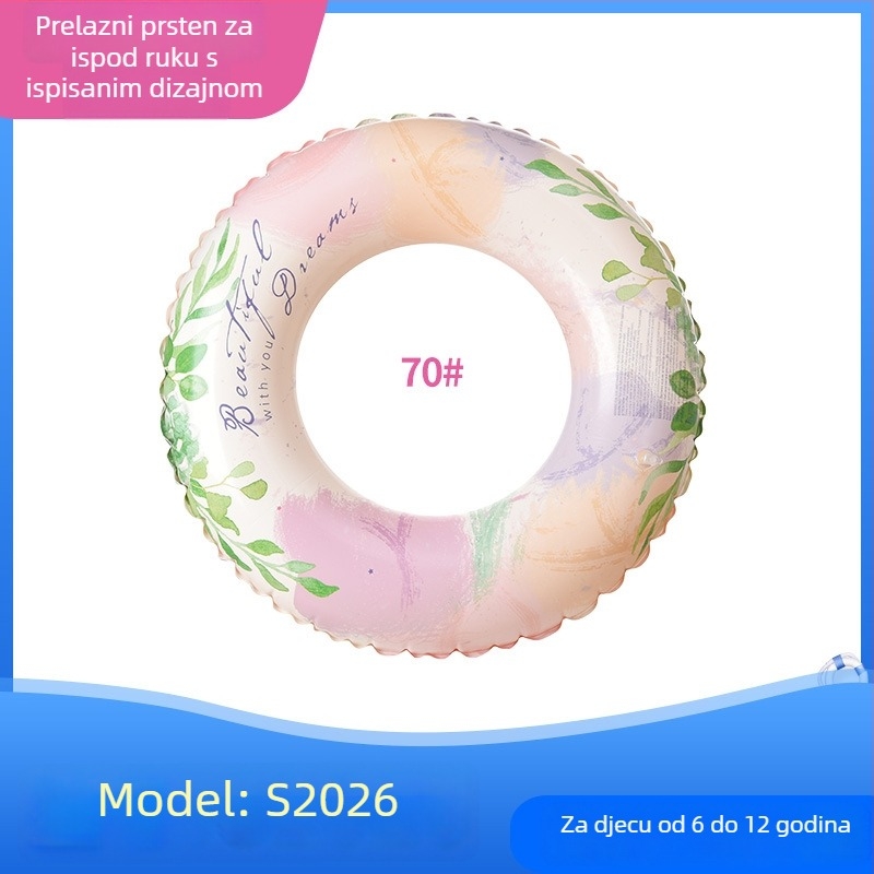 Plivački prsten za djecu - plastični, jednobojni