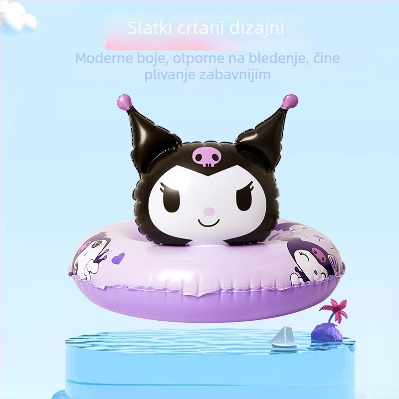 Dječji plivački prsten - personalizirani tisak, cartoon dizajn, PVC ekološki materijal, za plivanje i hodanje po vodi