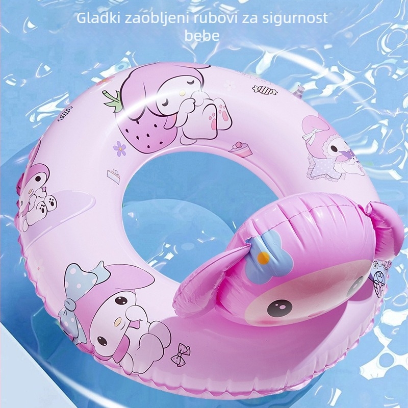 Dječji plivački prsten - personalizirani tisak, cartoon dizajn, PVC ekološki materijal, za plivanje i hodanje po vodi