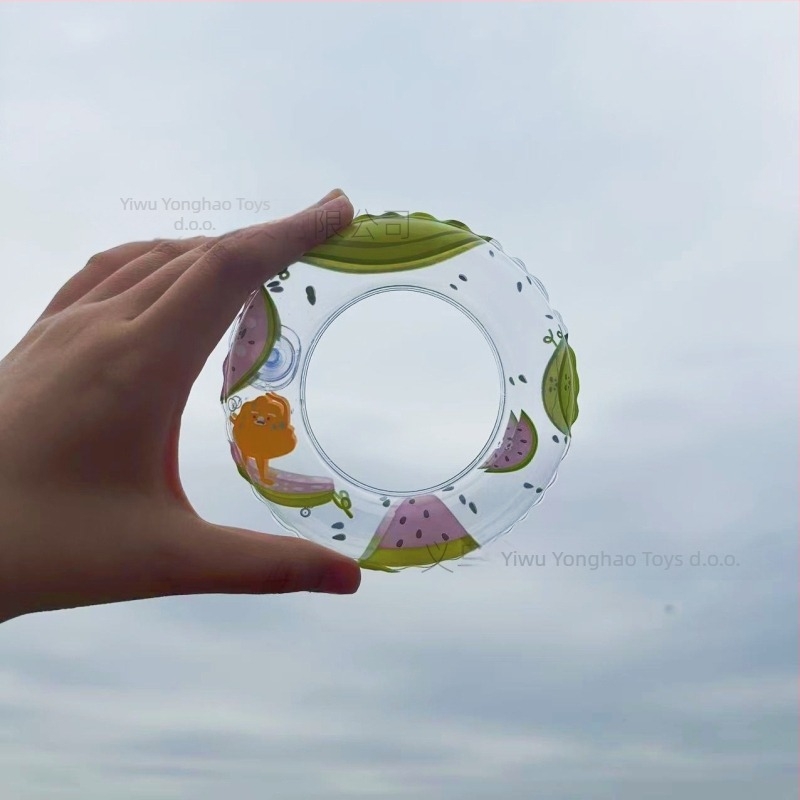 Yonghao PVC plivački prsten za djecu s tiskanim uzorkom