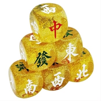 Kockice smjera vjetra od smole za Mahjong i društvene igre – Brand Come Bring Wealth