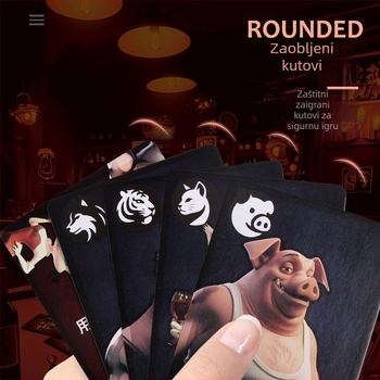 Yulefang Animal Tavern Card Game – Društvena igra s kartama, papir Tg-214, za uzrast 14+