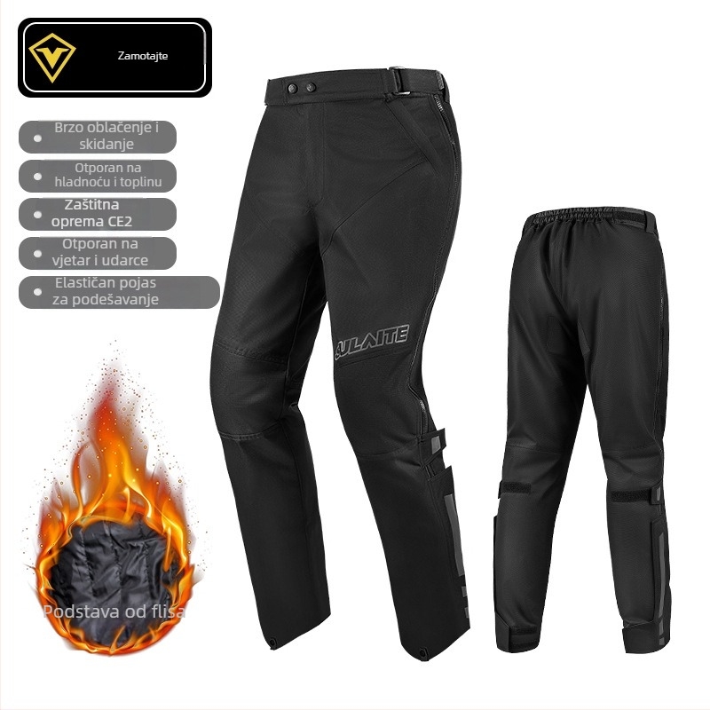 Zimske motociklističke hlače s električnim grijanjem, brzo otpuštanje, vjetro- i vodootporne, 600D Oxford, unisex
