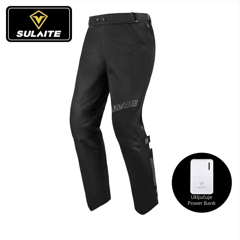 Zimske motociklističke hlače s električnim grijanjem, brzo otpuštanje, vjetro- i vodootporne, 600D Oxford, unisex