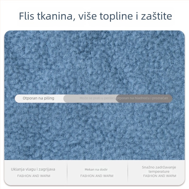 Zimska kapuljača za biciklizam s fleecem, integrirana maska, naočale i zaštita za uši, otporna na vjetar i hladnoću
