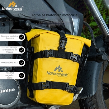 Naturepeak PVC torba za bicikl, kapaciteta 8 L