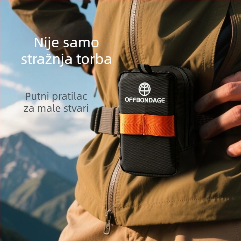 Offbondage Vodootporna stražnja torba za bicikl – 0.8 L, materijal poliester + PU, s unutarnjom podstavom