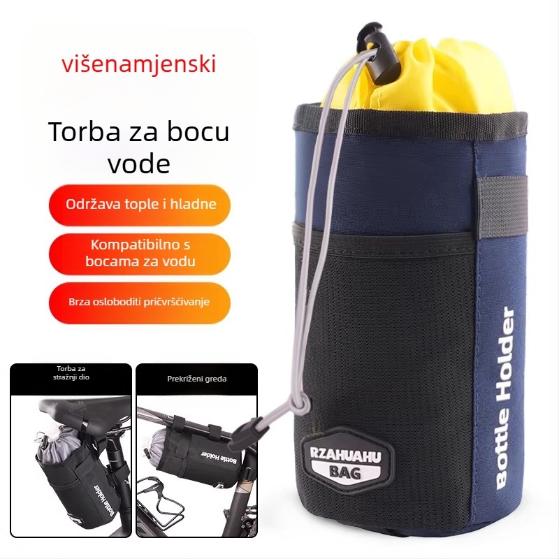 Torba za bocu za bicikl s unutarnjom podlogom, poliester, otporna na habanje, YA468, Iwild