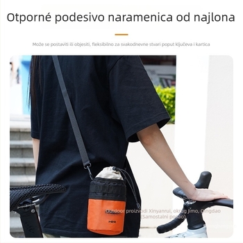Prednja torbica za bicikl s pretincom za bocu, kompatibilna s MTB i cestovnim biciklima, Sheng bangrong