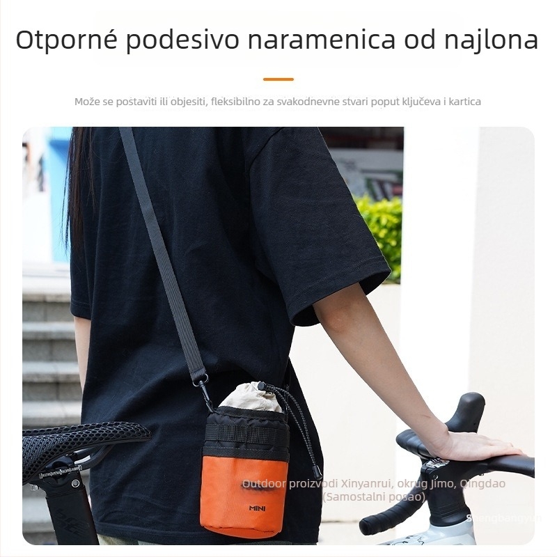 Prednja torbica za bicikl s pretincom za bocu, kompatibilna s MTB i cestovnim biciklima, Sheng bangrong