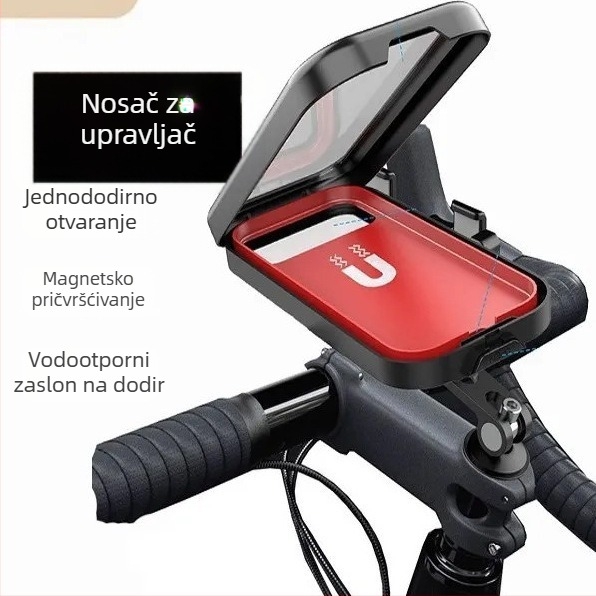 Vodootporan držač za telefon za bicikle i motore, vodootporna futrola za telefon i držač navigacije