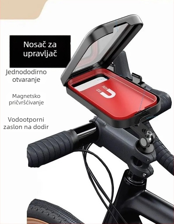 Vodootporan držač za telefon za bicikle i motore, vodootporna futrola za telefon i držač navigacije