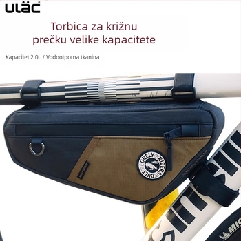 ULAC Biciklistička trokuta torba, najlon torba za prednju prečku, kapacitet 2.0, model DB3S