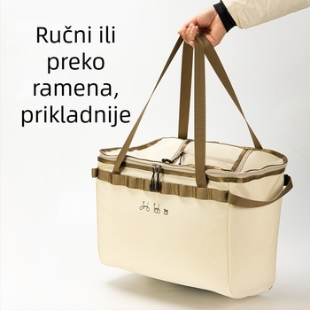 Torba za bicikl – platnena konstrukcija, kapacitet 21L, model 2509, za pohranu