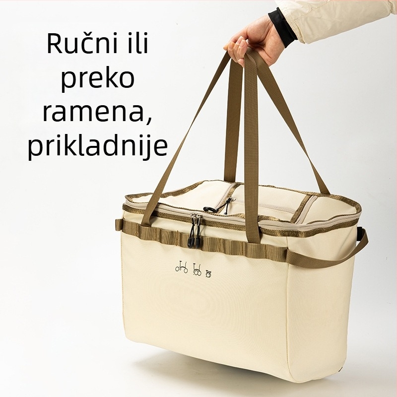 Torba za bicikl – platnena konstrukcija, kapacitet 21L, model 2509, za pohranu