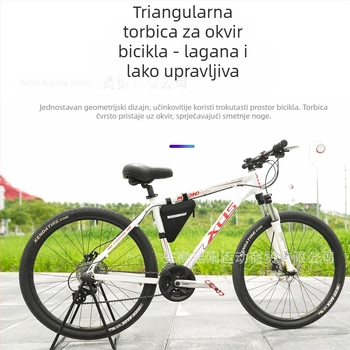 Trokutna torba za gornju cijev planinskog bicikla, 600D materijal, kapacitet 1 L, model MTB-HJ007, brend Hui Tu/M (HUITTO)