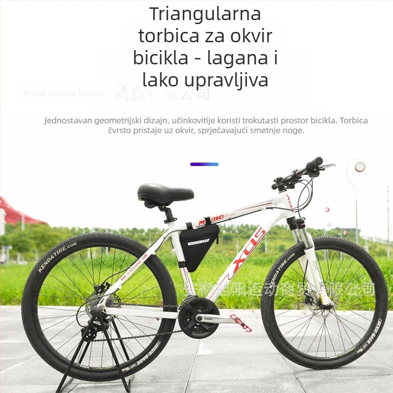 Trokutna torba za gornju cijev planinskog bicikla, 600D materijal, kapacitet 1 L, model MTB-HJ007, brend Hui Tu/M (HUITTO)