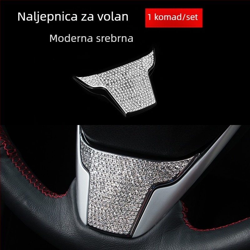 Dekorativni prsten za gumb klimatizacije kompatibilan s Civicem 10. generacije, ukrasna pločica za središnju konzolu; metal; bez prilagodbi