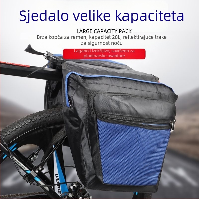 XW platnena stražnja torba za bicikl, model Bicycle Rear Camel Bag
