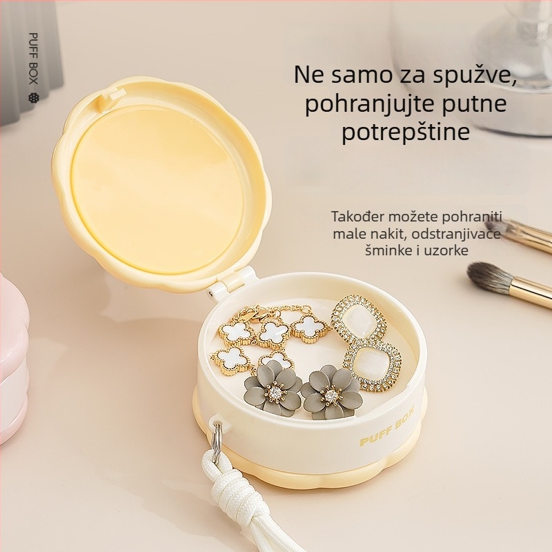 Kutija za nakit s crtanim slatkim stilom, ABS materijal, tvrda