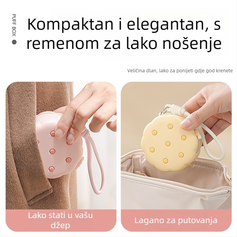 Kutija za nakit s crtanim slatkim stilom, ABS materijal, tvrda