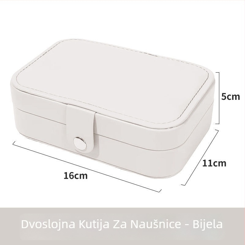 Kutija za nakit: višenamjenska, prijenosna, otporna na prašinu, otporna na vlagu, antioksidativna zaštita (Materijal: korteks; Sloj: 1; Instalacija: stolna; Stil: moderni minimalizam)