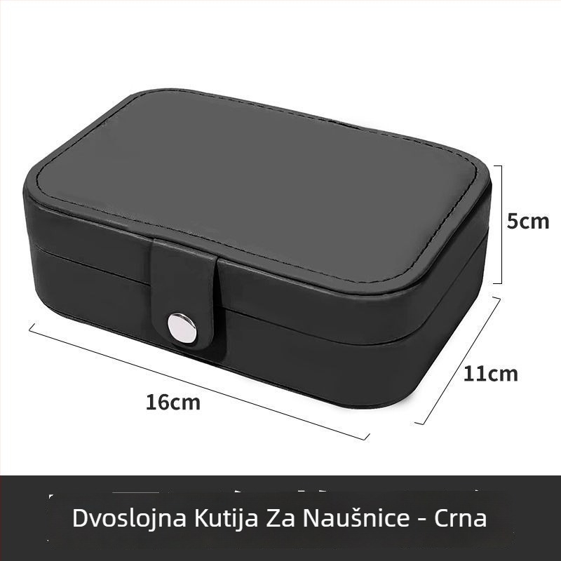 Kutija za nakit: višenamjenska, prijenosna, otporna na prašinu, otporna na vlagu, antioksidativna zaštita (Materijal: korteks; Sloj: 1; Instalacija: stolna; Stil: moderni minimalizam)