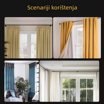 Klip za zavjesu od nehrđajućeg čelika CLJZ – nosivost, čvrsta izrada, moderan minimalistički dizajn