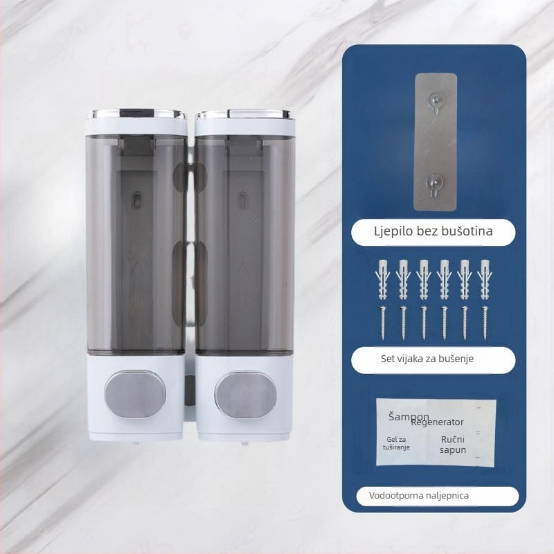 Senzorski zidni dozator sapuna, ugradnja bez bušenja, plastično kućište