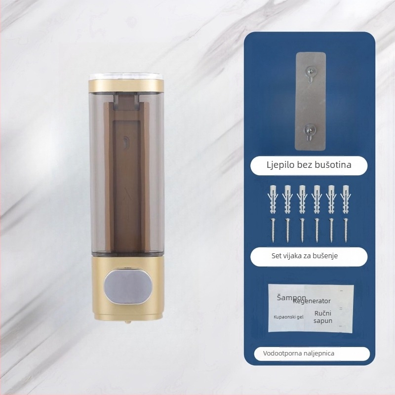 Senzorski zidni dozator sapuna, ugradnja bez bušenja, plastično kućište
