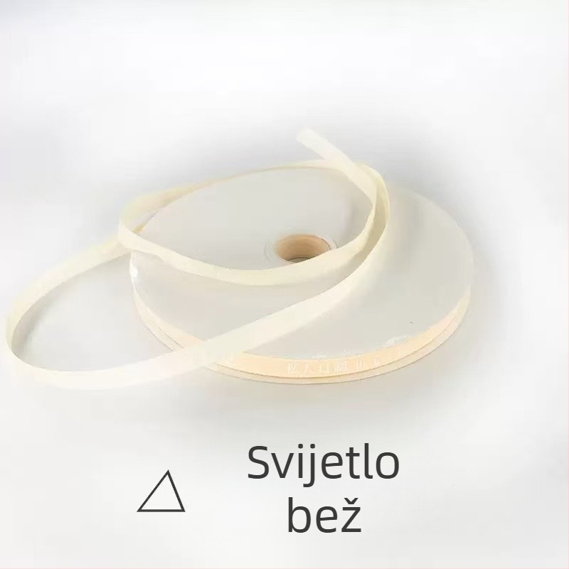 Tekstilni kaiš za zavjese s tiskanim tekstom, prilagodljiva privatna marka, moderan minimalistički stil